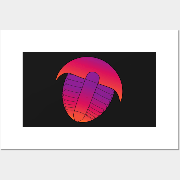 Sunset Trilobite Wall Art by Gottalottarocks